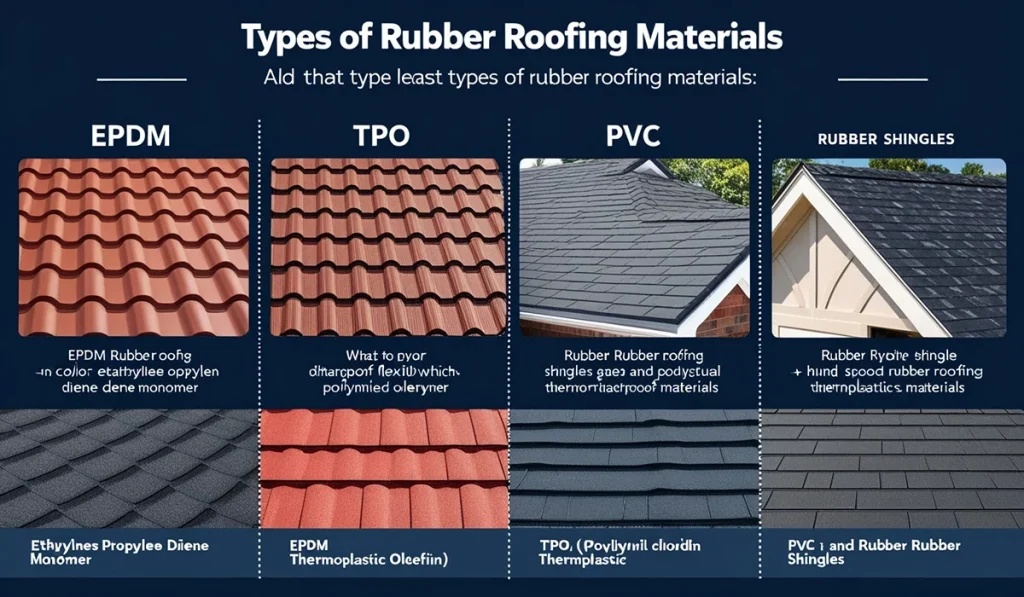 Types of Rubber Roofing